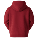 Bordo Kapüşonlu Sweatshirt (Hoodie) - Görsel 2