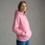 Pembe Kapüşonlu Sweatshirt (Hoodie) - Görsel 4