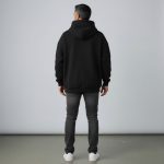 Siyah Kapüşonlu Sweatshirt (Hoodie) - Görsel 5