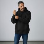 Siyah Kapüşonlu Sweatshirt (Hoodie) - Görsel 4