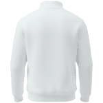 Yarım Fermuar Sweatshirt (Beyaz) - Görsel 2