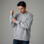 0 Yaka Sweatshirt (Gri) - Görsel 3