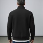 Yarım Fermuar Sweatshirt (Siyah) - Görsel 5