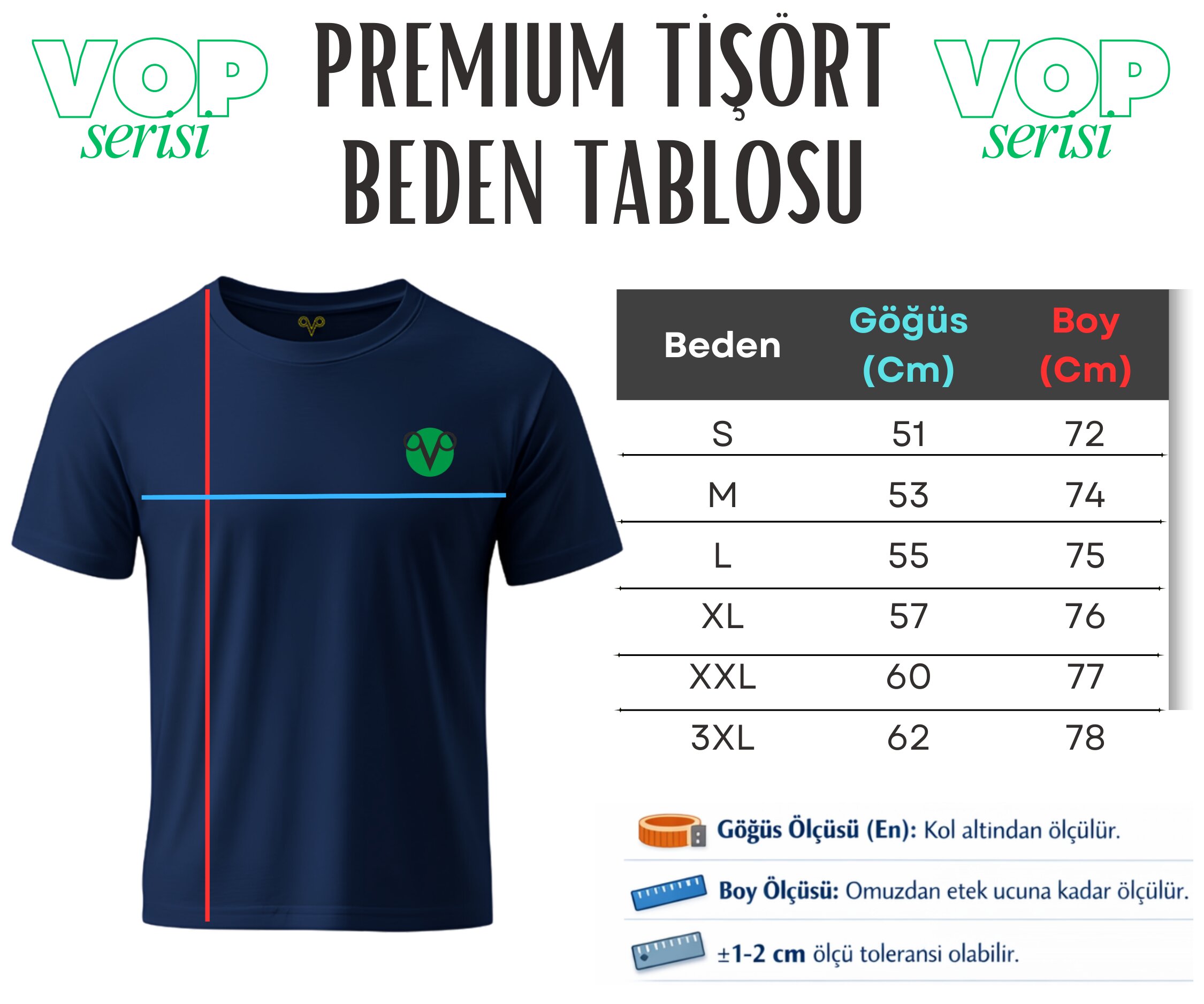 VOP Premium BEDEN TABLOSU-1